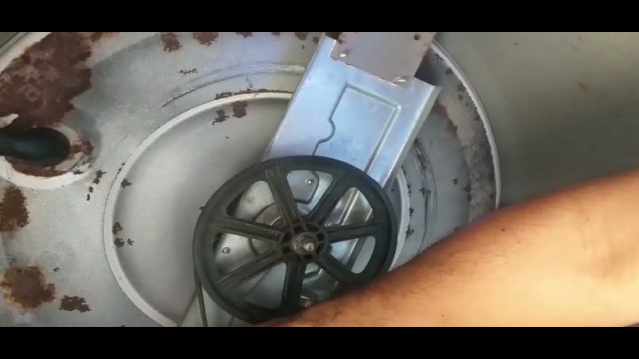 CAMBIO DE POLEA Y FLECHA LAVADORA REDONDA ACROS