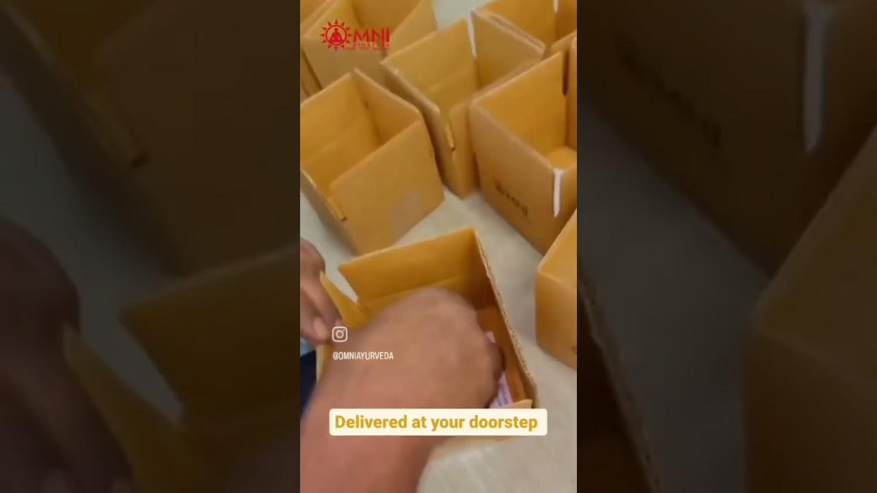 Omniayurveda Packing video| Behind the shoot | Product Package #yt #ayurvedic #shortsviral #packing