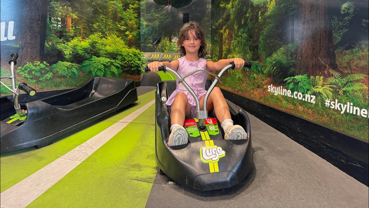 Rotorua luge ride ⭐️⭐️⭐️⭐️