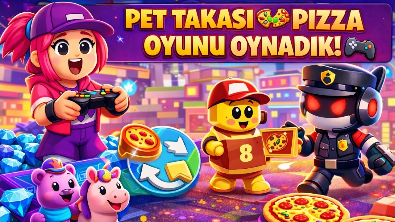 PK XD'DE EN İYİ PET TAKASI! PİZZA GÖREVİNDE ÇILGIN ANLAR! 🎮
