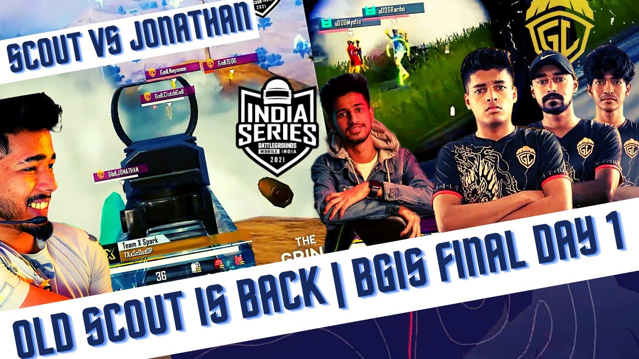 Scout 🔥 Bgis Final Day 1 highlight | Jonathan vs Scout , Xo , Forever Owais , Godlike