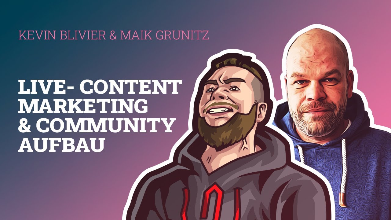 Live- Content Marketing & Community Aufbau für Unternehmen mit Kevin Blivier | Podcast 2:n #18