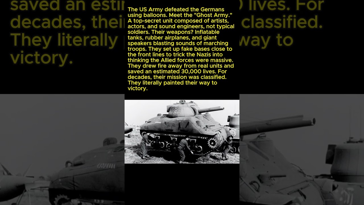 How artists and actors fooled the Nazis with inflatable tanks 