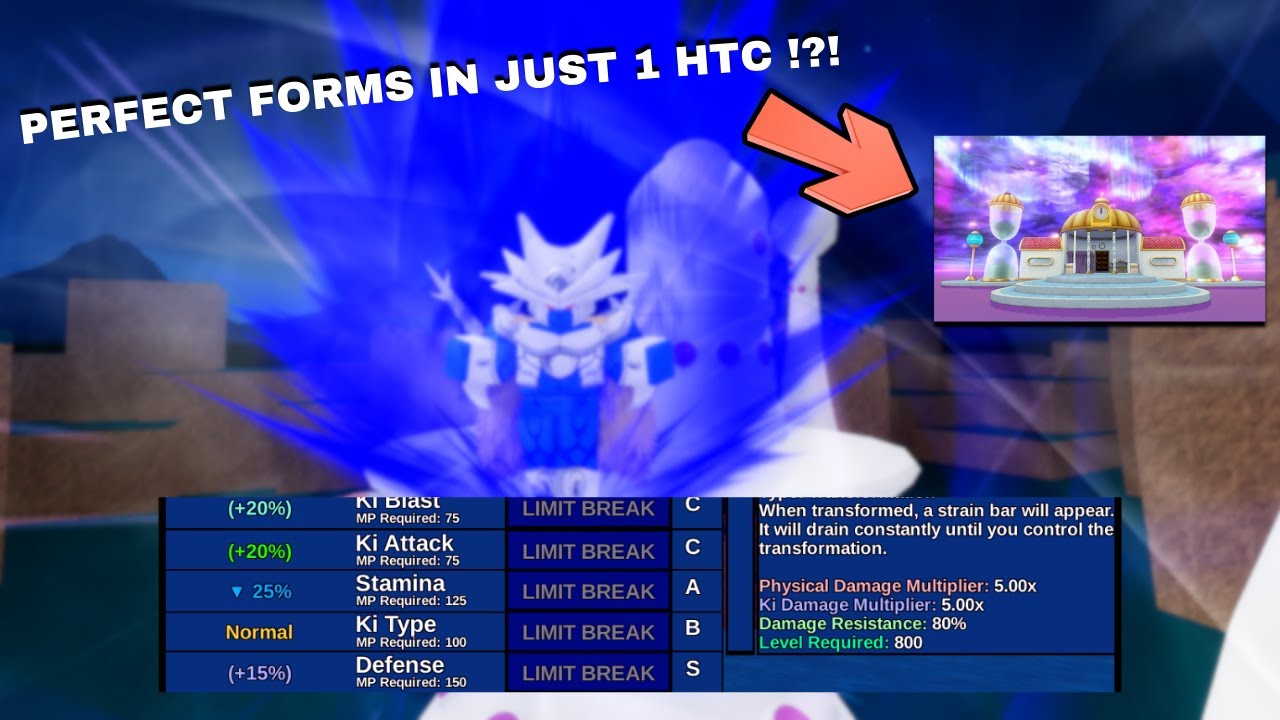 PERFECTING EVERY FORM IN 1 HTC SESSION !!! | DRAGON GENERATIONS