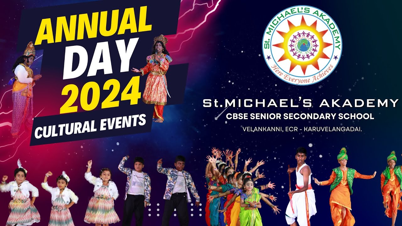 Annual Day 2024 | St.Michael's Akademy | Nagapattinam | Culturals Events #dance #bestschool #cbse