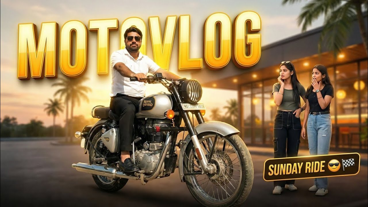 MOTOVLOG on Royal Enfield | Power, Passion & Sunday Ride 💥 #Motovlog#RoyalEnfield#SundayRide