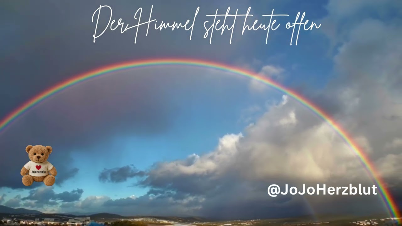 🌤️ Der Himmel steht heute offen – JoJoHerzblut