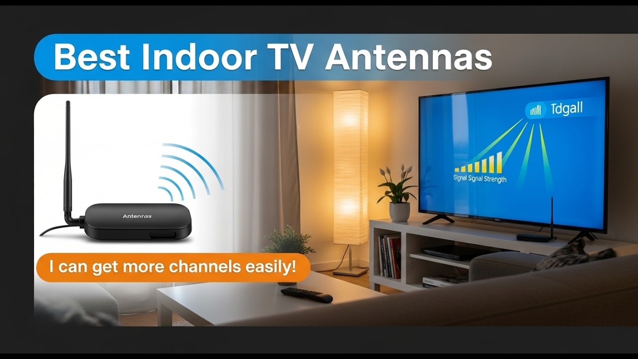 TOP 5 Best Indoor Tv Antennas 2026 | This Cheap Indoor Antenna Gets 100 Plus Free Channels
