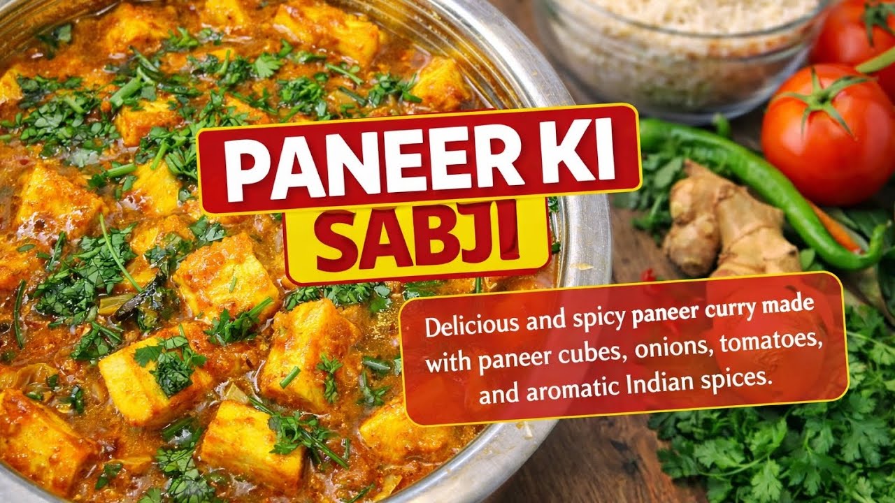 Paneer ki sabji kaise banae | how to make paneer ki sabji | paneer ki sabji recipe |