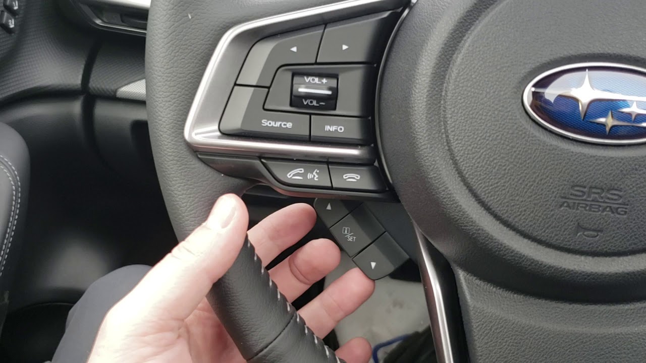Adjust clock in 2019 Subaru Forester