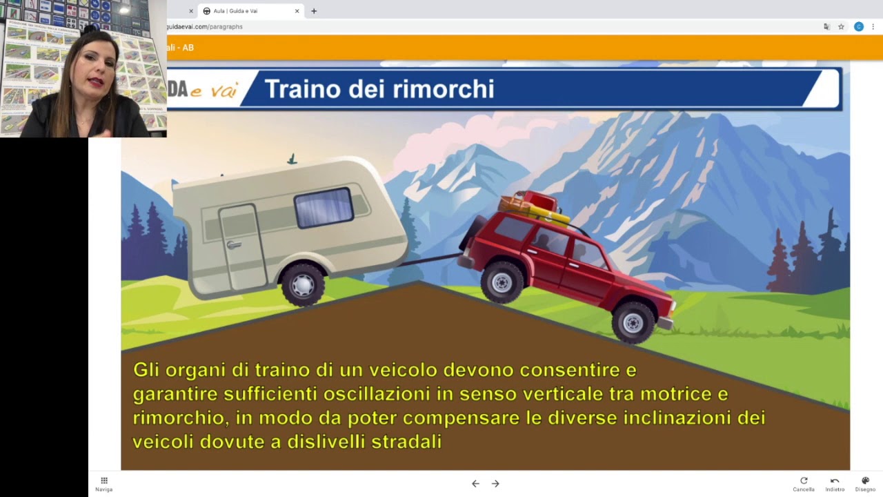 traino dei veicoli e rimorchi
