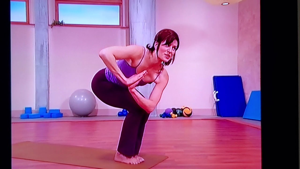 10 minute YOGA FOR BUNS & THIGHS. L. Hudson