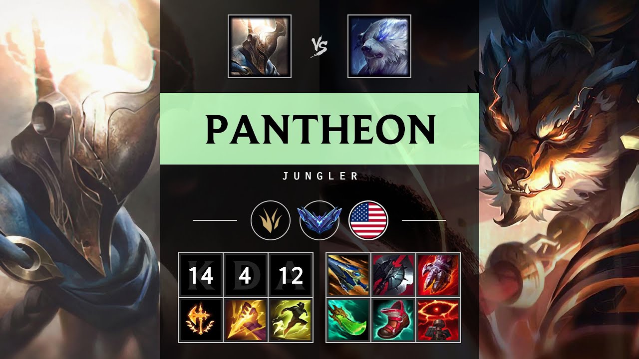 Pantheon Jungle vs Volibear - NA Diamond Patch 25.20