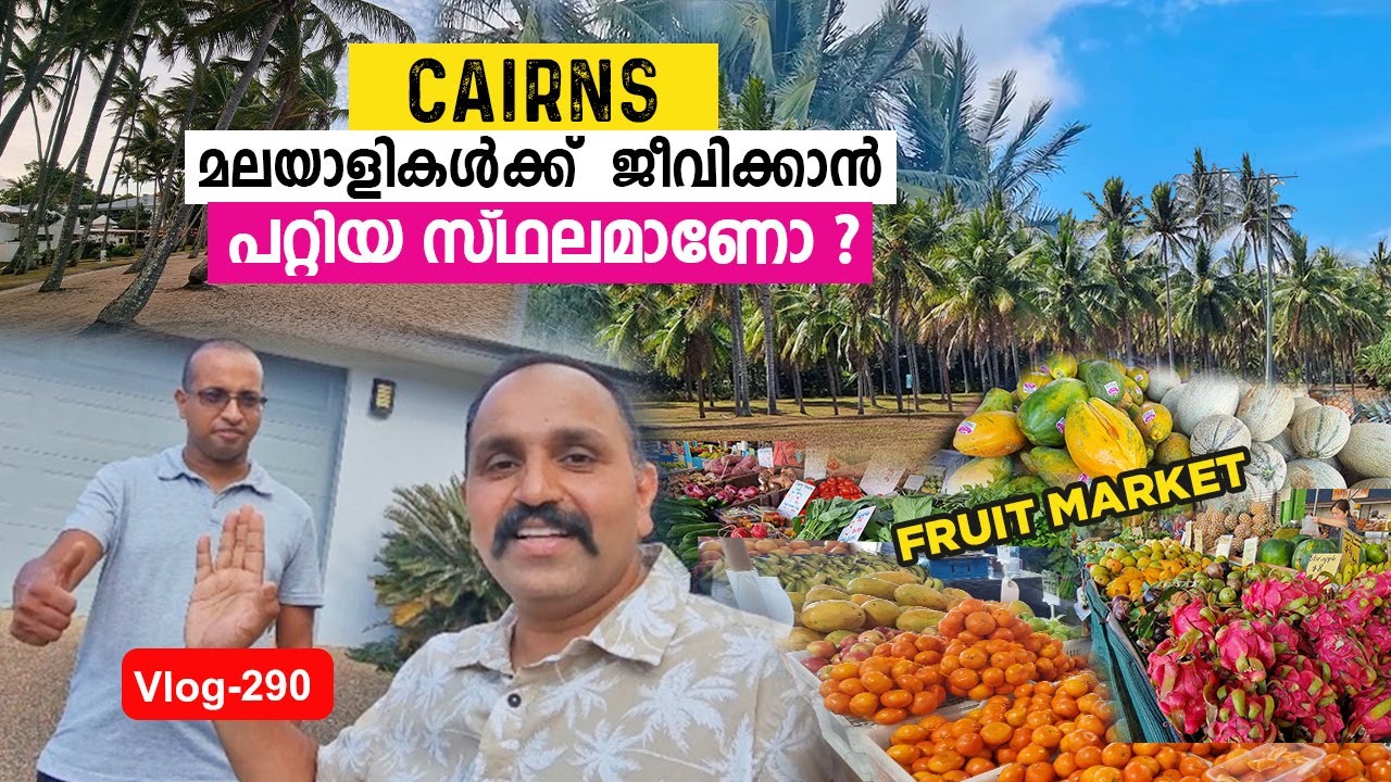ചക്ക മേടിക്കാൻ Tropical Fruit മാർകറ്റിൽ പോയപ്പോൾ!Rusty's Market! Cairns City Tour