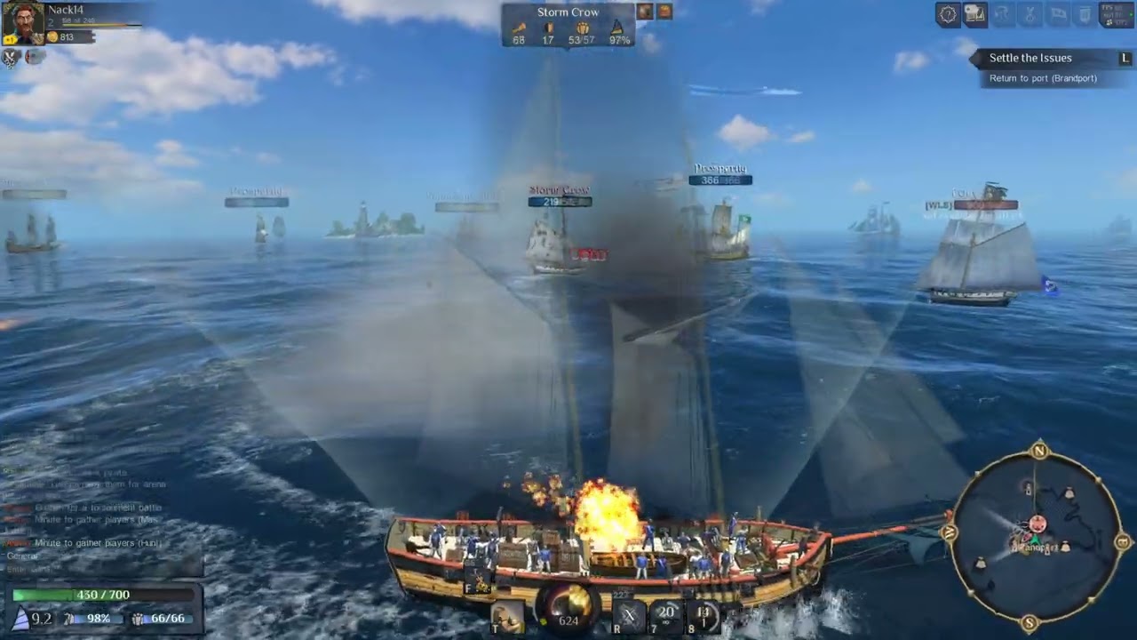 Trying out World Of Sea Battles