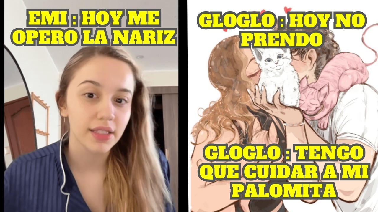 GLOGLO SE QUEDA CUIDANDO A EMIKUKIS LUEGO DE SU OPERACIÓN DE NARIZ