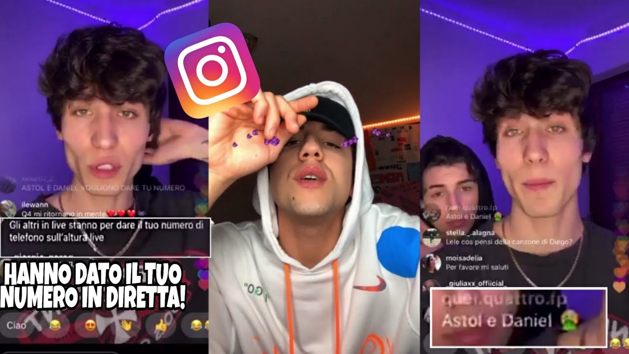 DIEGO LAZZARI ARRABBIATO RISPONDE A DANIEL E ASTOL DIRETTA INSTAGRAM