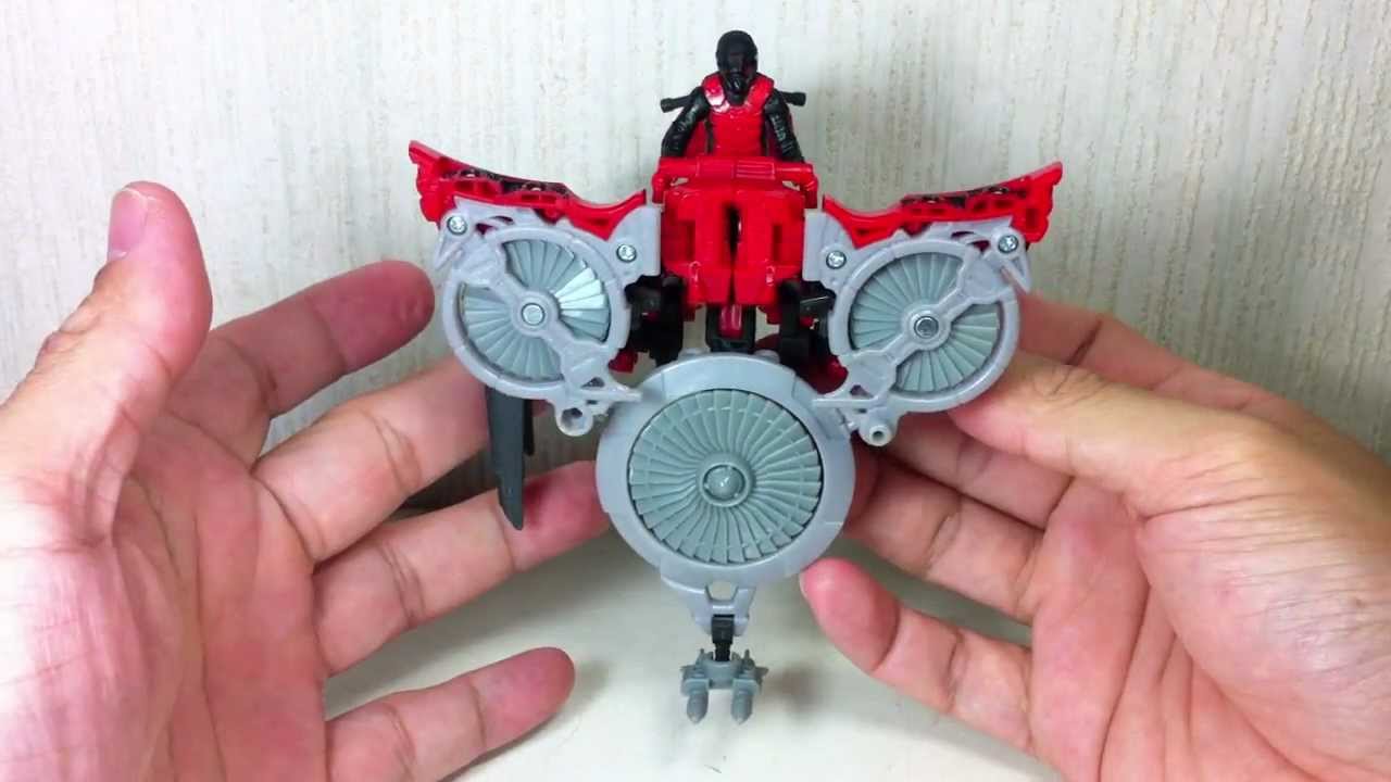 Transformers DOTM basic Human Alliance Reverb with Sgt. Detour