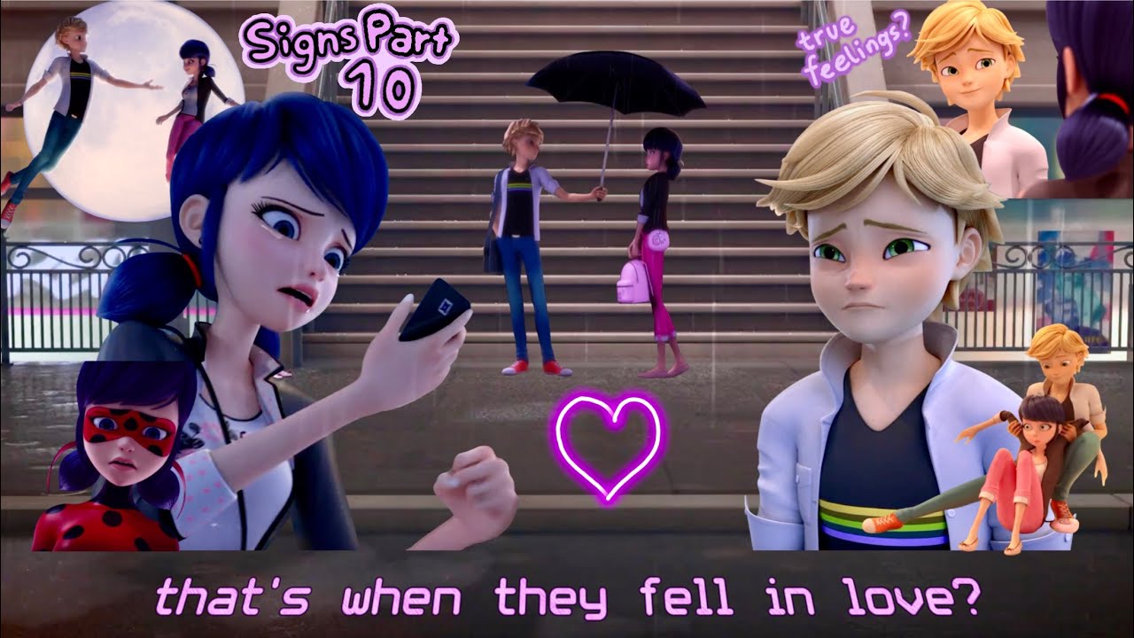 ❥ signs of adrien's crush on marinette and ladybug's crush on cat noir (part 10)