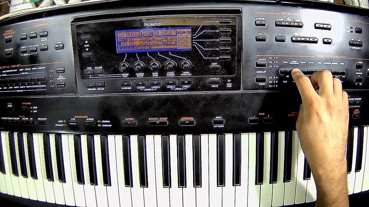 Roland G 1000 (sound and styles)