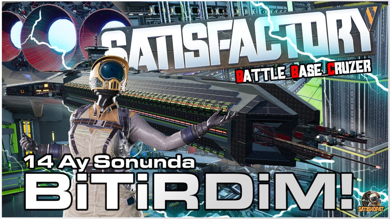 14 AY Boyunca Uğraştığım Projemi Sonunda BİTİRDİM  l Satisfactory EP29 l Türkçe