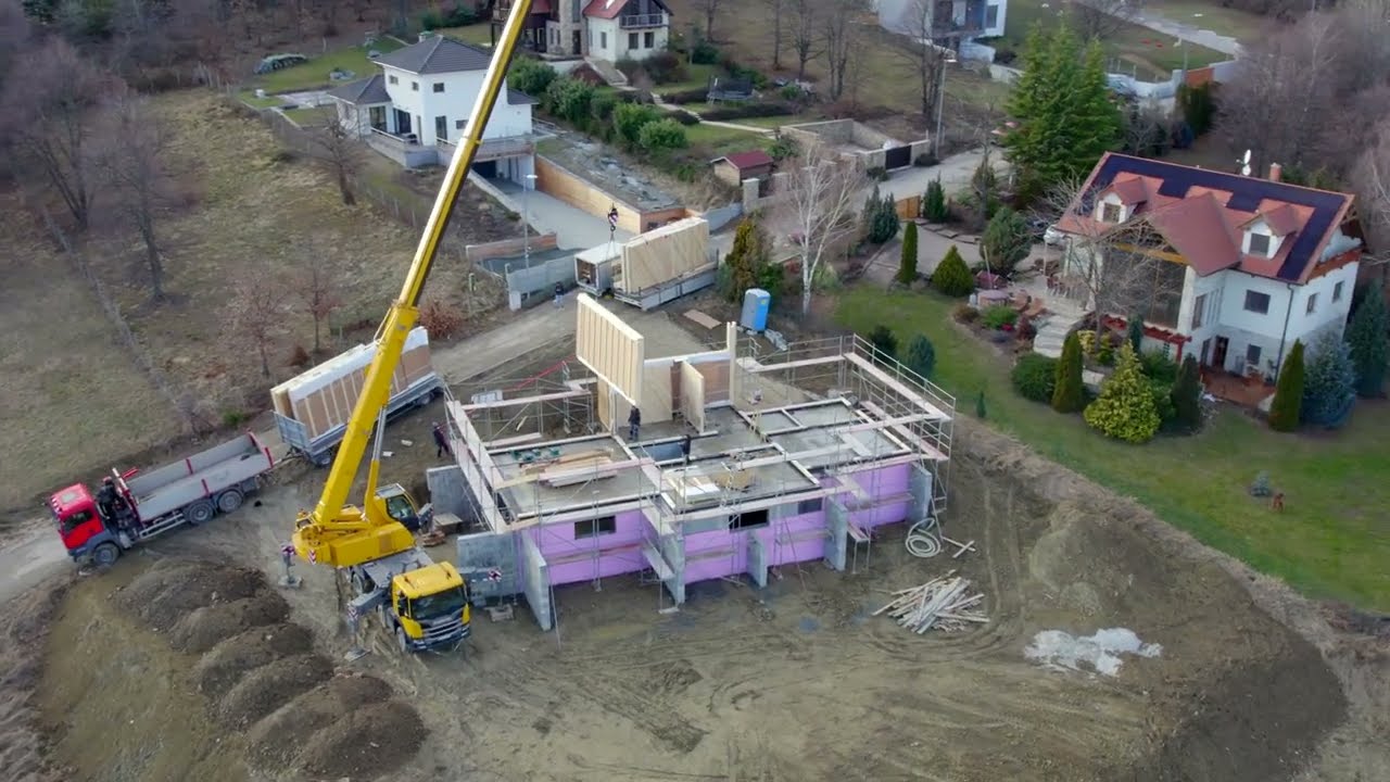 Így épül egy modern Ubrankovics készház természetes alapanyagokból