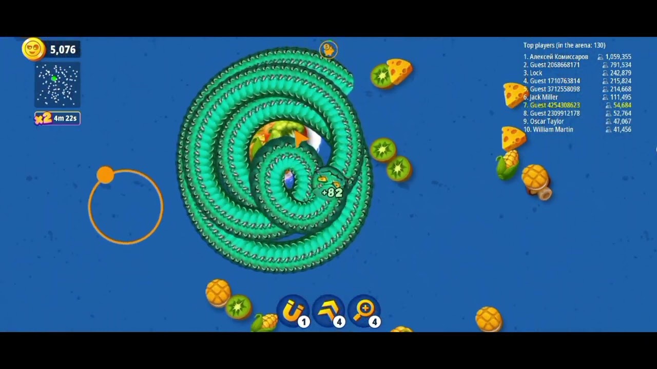 How to survive in snake battle🔥😱. Full video🔥🔥#worms #video #snake game 