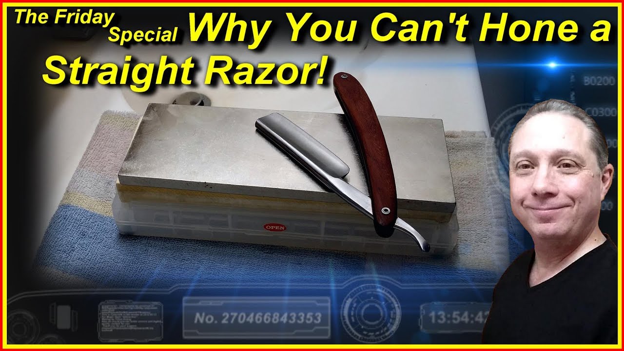 See UPDATED Video Below 👇 Why You Can't Hone a Straight Razor!