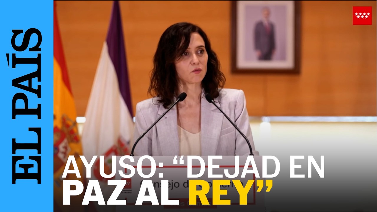 AYUSO tras el Consejo de Gobierno: 