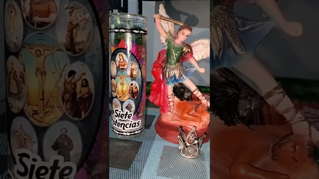 Hablando sobre la veladora de las 7 potencias y el Arcángel San Miguel...