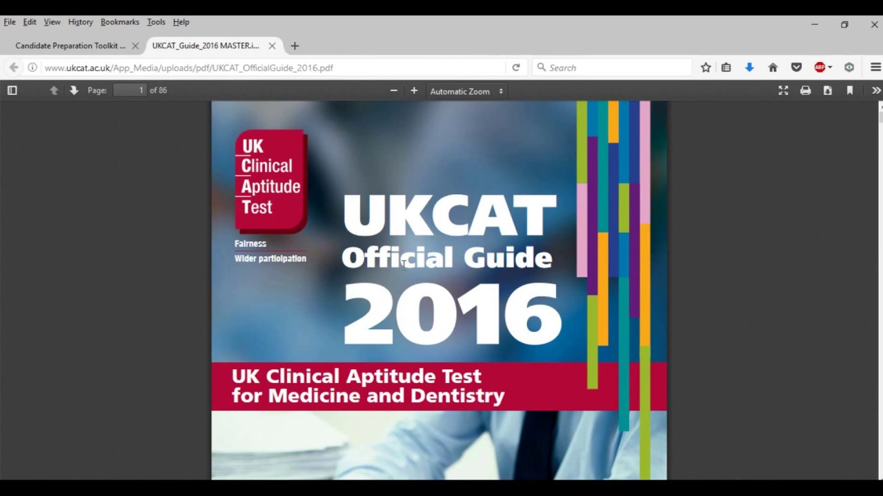 UKCAT preparation PART 1 : Orienting yourself around the website