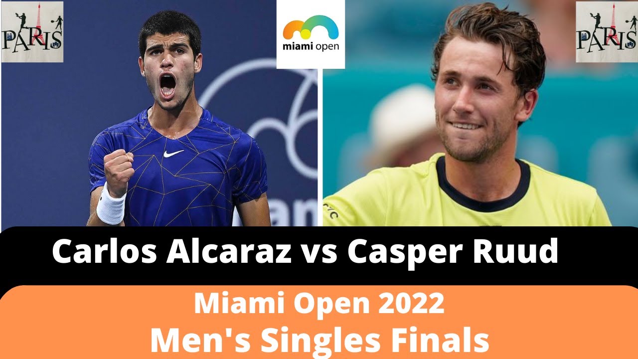 Carlos Alcaraz vs Casper Ruud Miami Open Live Stream