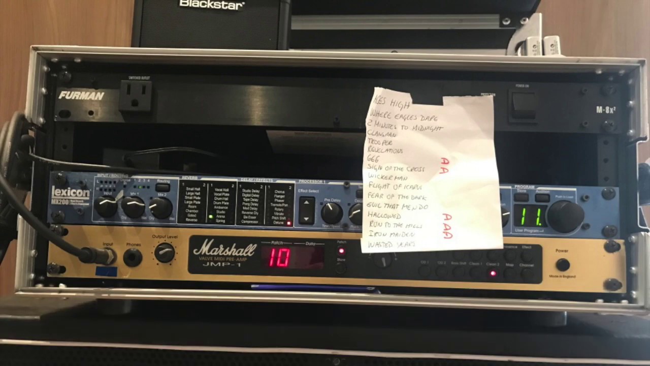 Iron Maiden Adrian Smith's Guitar Tone