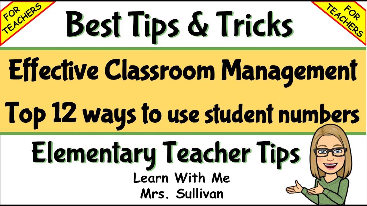 Effective Classroom Management: Top 12 ways to use student numbers