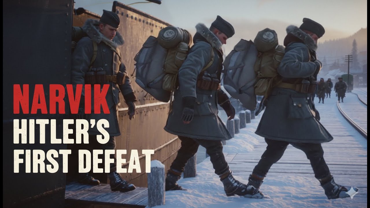 WW2 in Color: The Battle for Narvik - Hitler's First Defeat