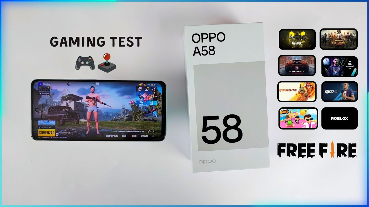 Игровой тест Oppo A58