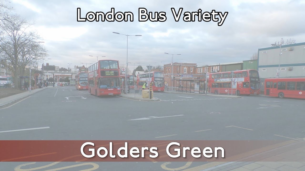 London Bus Variety ► Golders Green Bus Station 26/4/2018