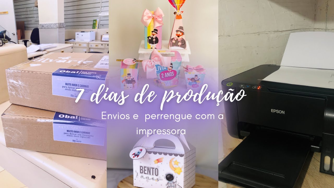 Rotina real de uma papeleira: impressora deu pau + 7 dias de produção intensa!