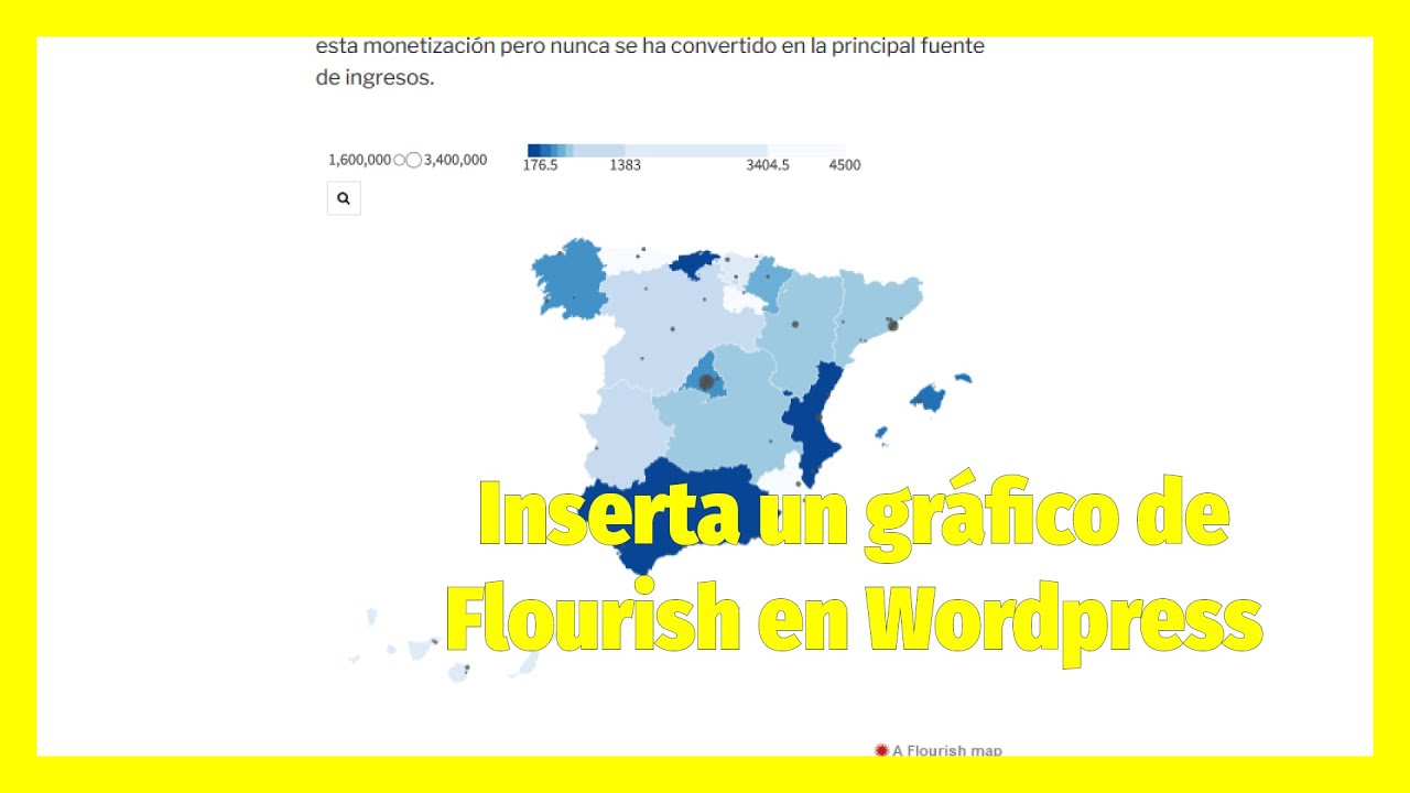 📊 Cómo insertar un gráfico de FLOURISH dentro de WORDPRESS