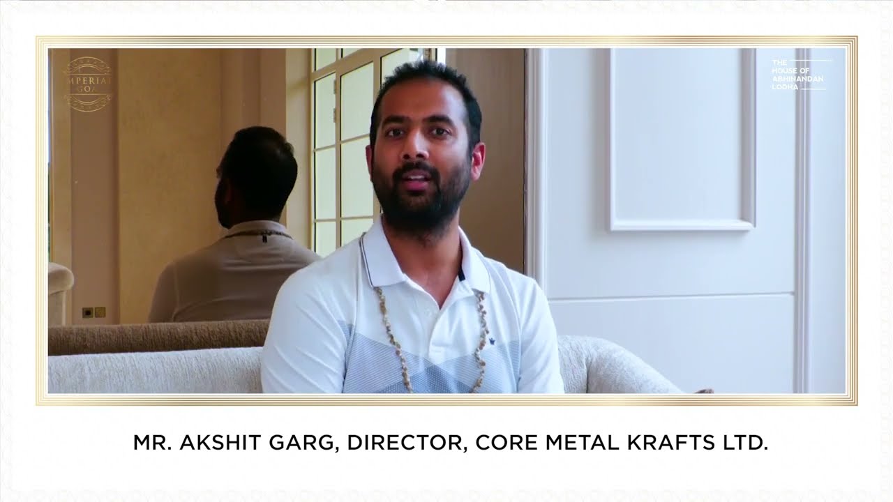 Customer Satisfaction - Mr Akshit Garg's Imperial Lodha Goa Story 📞9552524937 HOABL Goa Plots