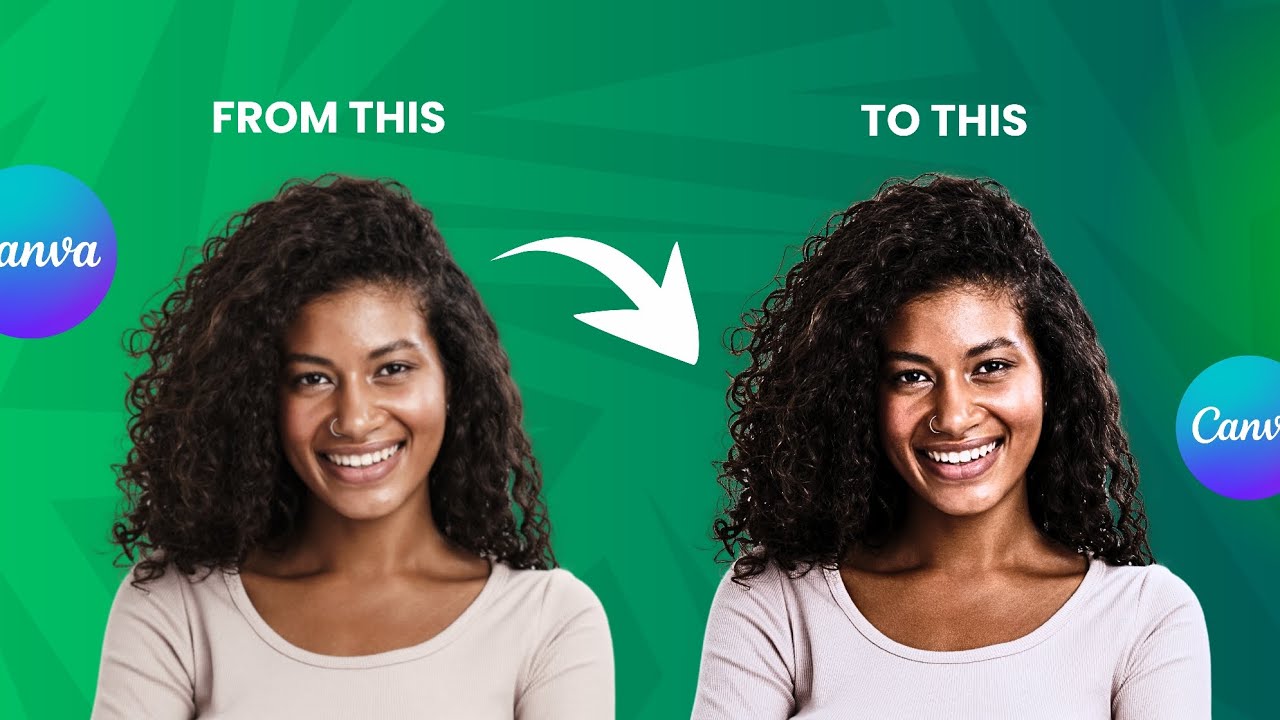SIMPLE IMAGE EDIT & ENHANCEMENT WITH CANVA #canvatutorial #photoediting #canva