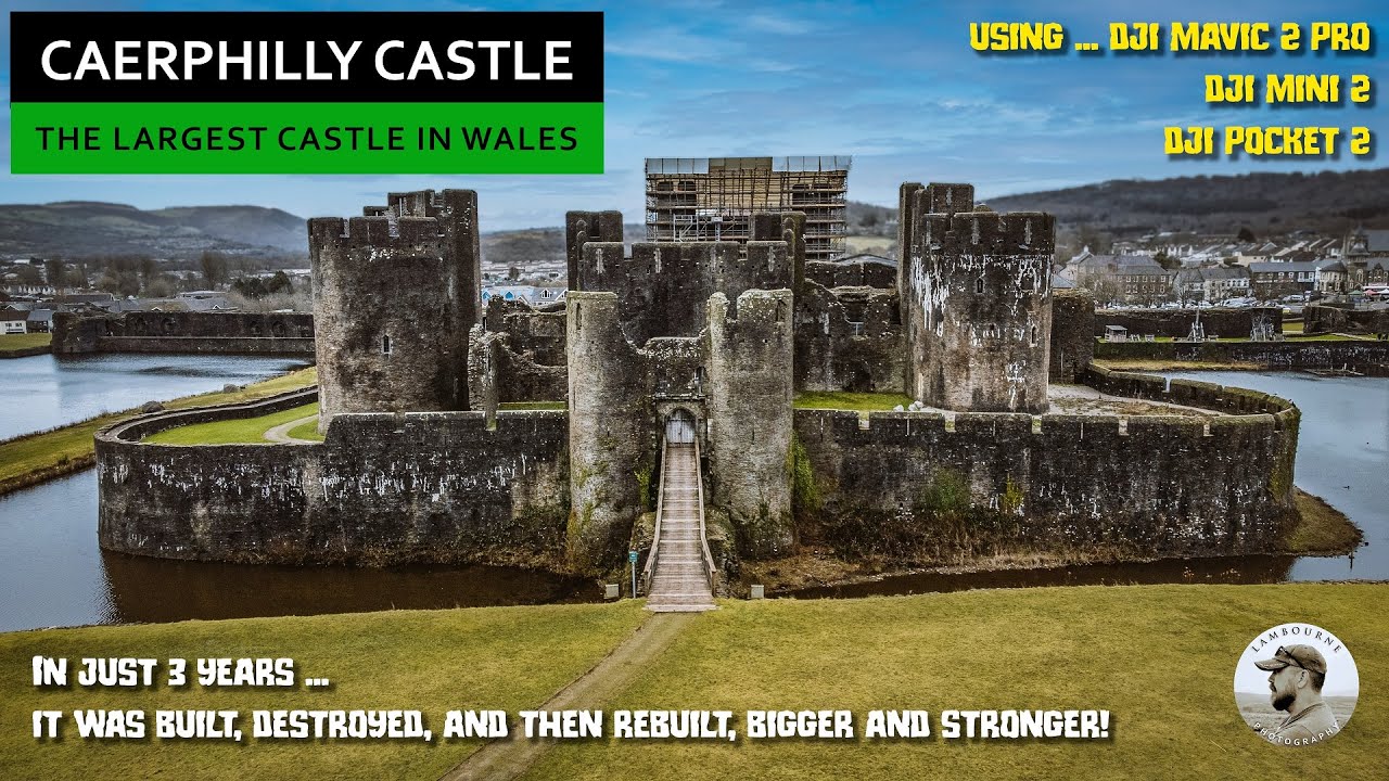 Caerphilly Castle - The Largest in Wales, 2nd in Britain