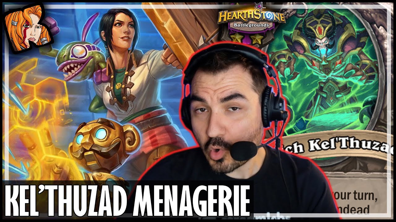 MENAGERIE UNDEAD SCALING?! - Hearthstone Battlegrounds