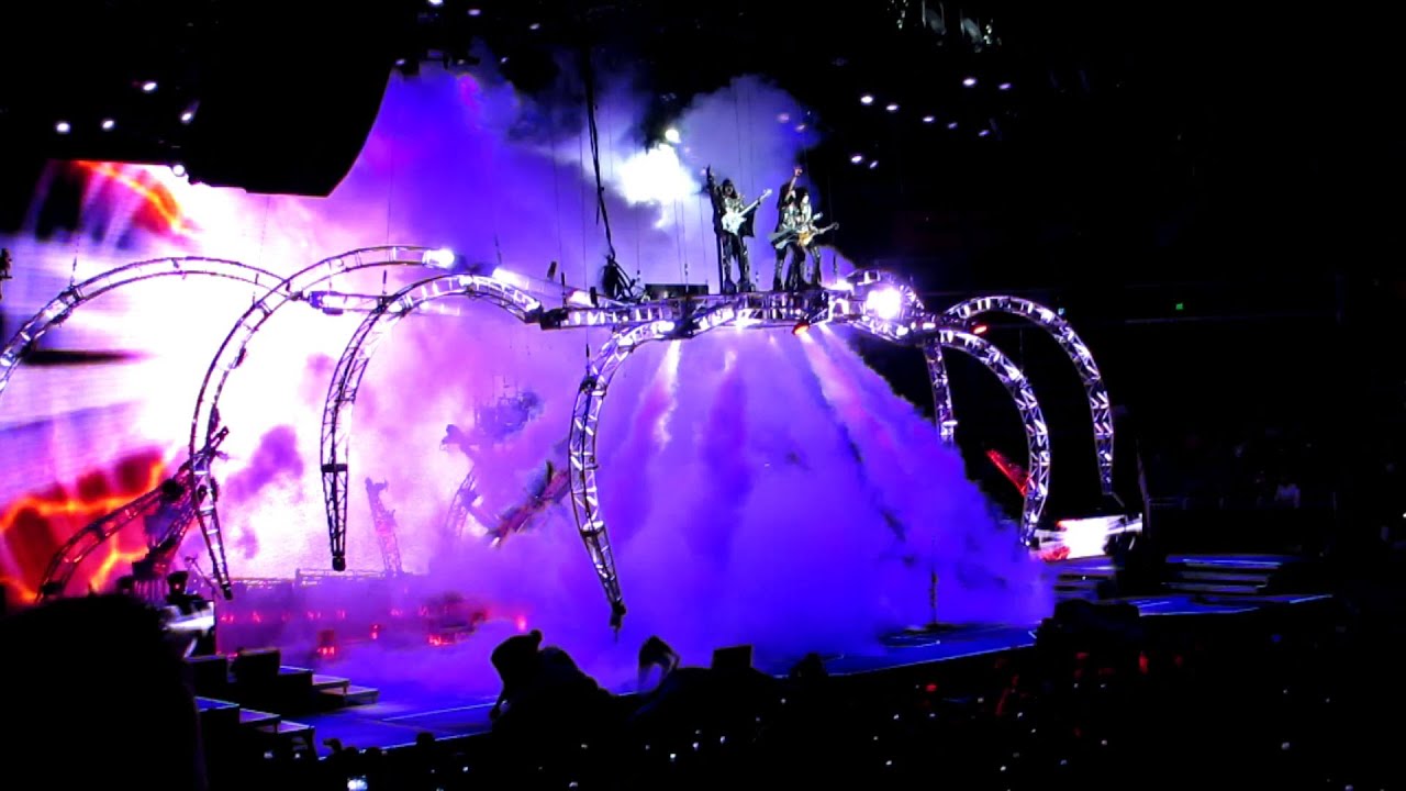 KISS Orlando 8/16/13 "Psycho Circus" Show Opener - Monster Tour with New Spider Stage