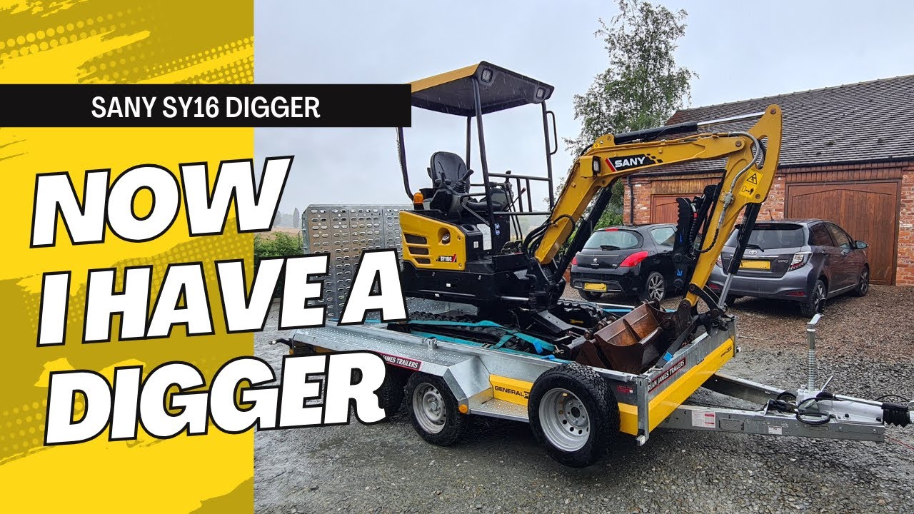 Sany SY16C Digger arrived!