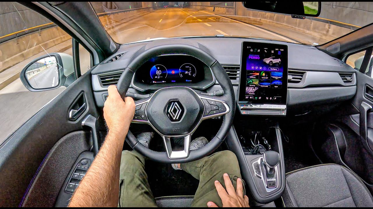 NEW Renault Captur 2024 🇫🇷 [Hybrid 1.6 E-Tech 145 hp] |0-100| POV Test Drive #2101 Joe Black