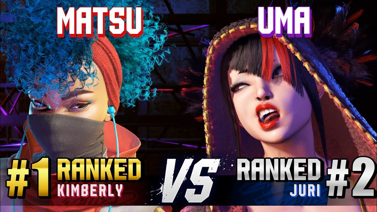 SF6 ▰ MATSU (#1 Ranked Kimberly) vs UMA (#2 Ranked Juri) ▰ Ranked Matches