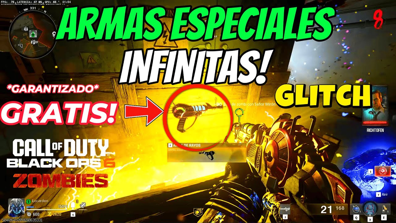 ¡NUEVO GLITCH! 🔥 ARMAS ESPECIALES GRATIS INFINITAS en BO6 ZOMBIES 😱 HAZLO RAPIDO!