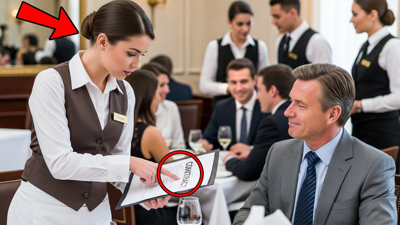 Billionaire Mocked the Waitress&rsquo;s English &mdash; Until She Exposed His Secret Contract Clause