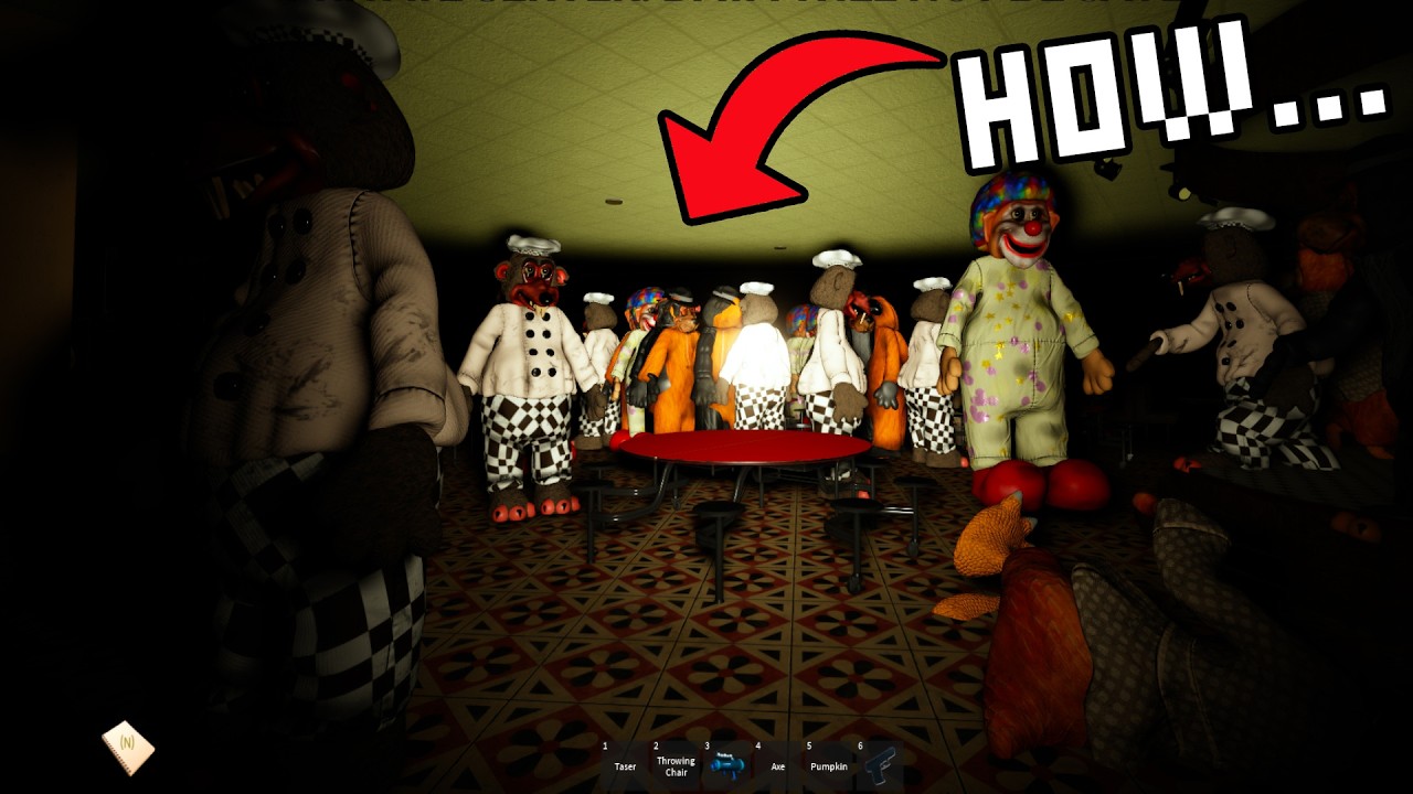 The Roblox Chuck E Cheese FNAF Game VS 100 ANIMATRONICS